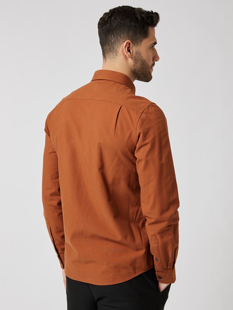 Brushed oxford skjorte 7504547_AJC-MRCAPUCHIN-A23-Modell-Back_chn=boys_2128.jpg_Back||Back