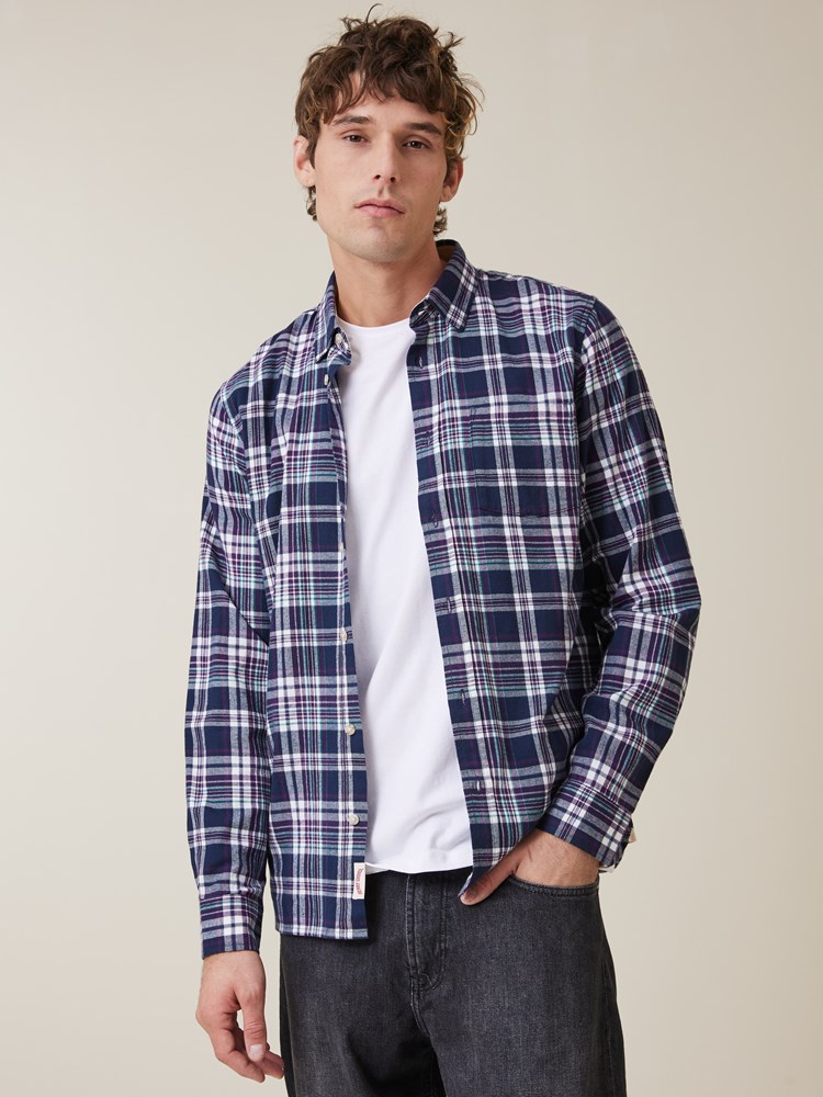 Checker shirt 7506102_EM1-HENRYCHOICE-S24-Modell-Front_chn=boys_1053_Checker shirt EM1.jpg_Front||Front