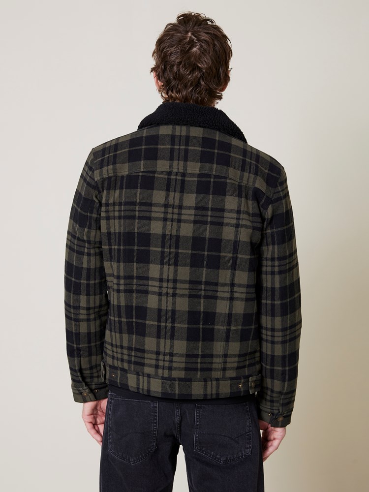 Check trucker jacket Check trucke jacket forest night 7_Check trucker jacket GOU.jpg_