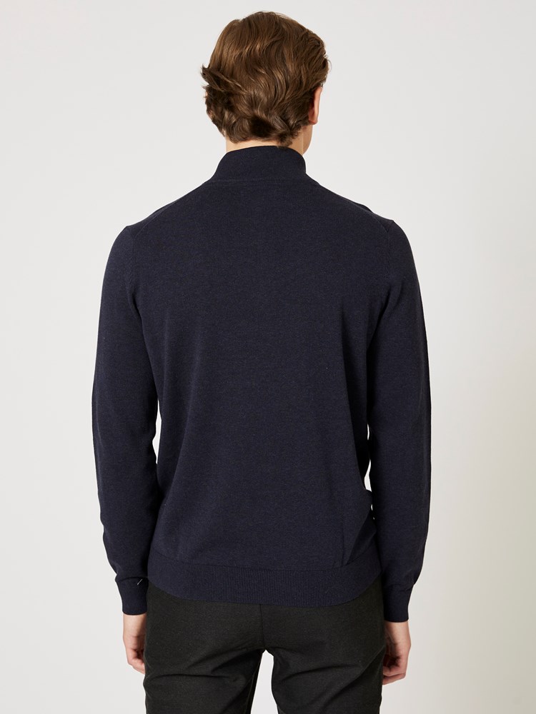 Dammers zip neck genser Dammers zip neck genser dark navy 7_Dammers zip neck genser R15.jpg_