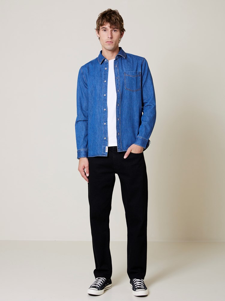 Denim Shirt Denim shirt blå 3_Denim Shirt ECL.jpg_