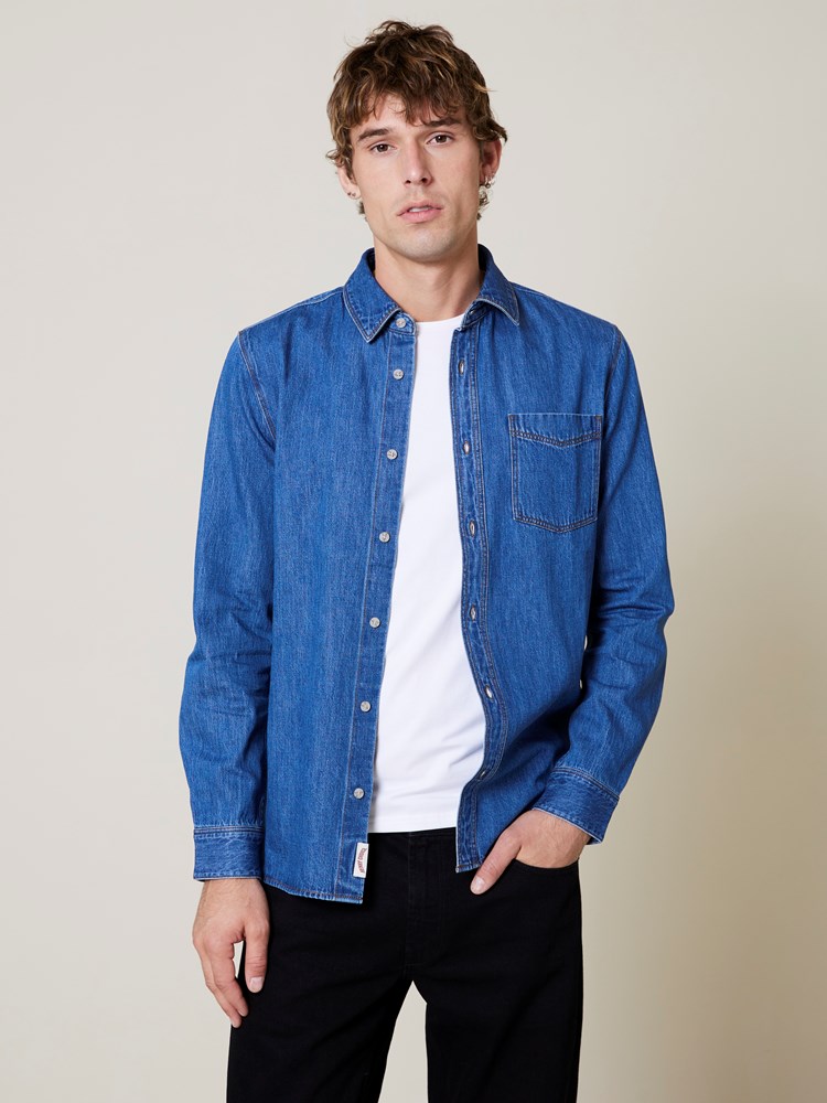 Denim Shirt Denim shirt blå 7_Denim Shirt ECL.jpg_