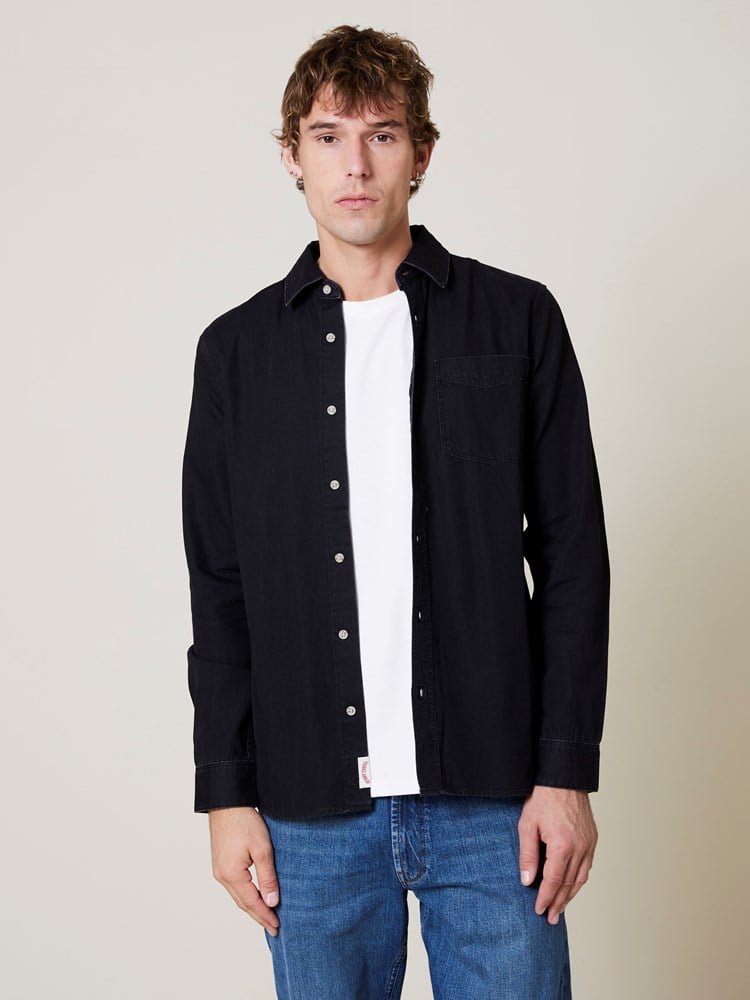 Denim Shirt Denim shirt black 3_Denim Shirt I7C.jpg_