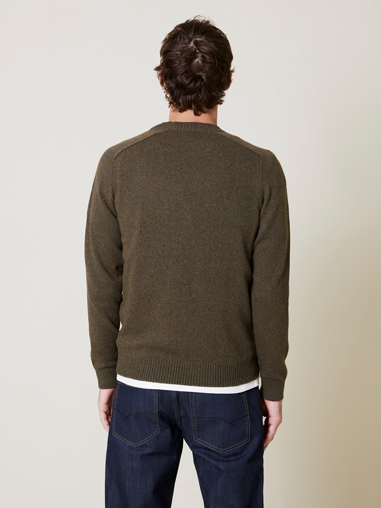 Melange sweater Melange sweater burnt olive 12_Melange sweater S19.jpg_