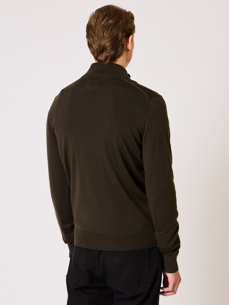 Merino zip neck strikkegenser Merino zip grønn 8_Merino zip neck strikkegenser S11.jpg_