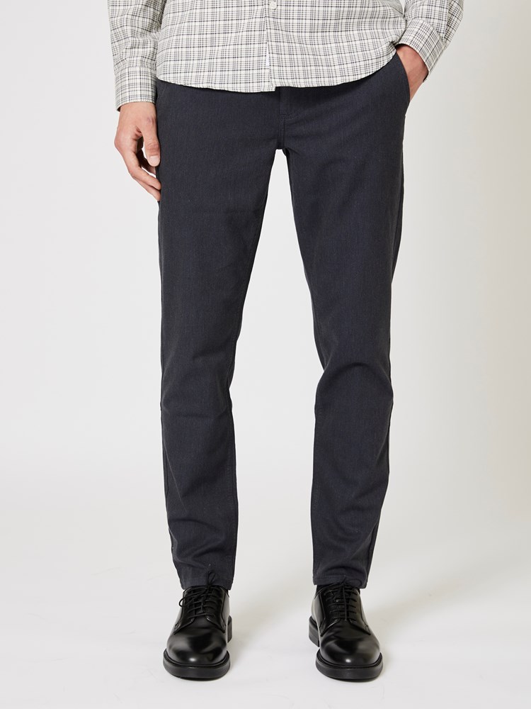 Regular melange chino Regular melange chinos 9.jpg_Front||Front