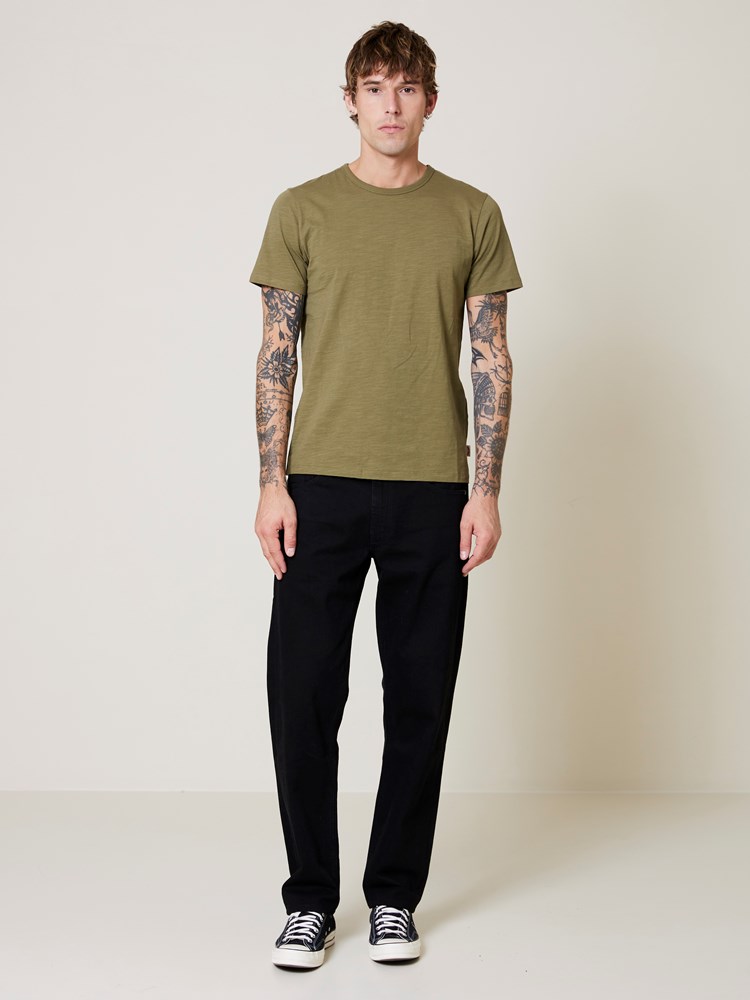 Slub t-shirt Slub t-shirt burnt olive 1_Slub t-shirt GMS.jpg_